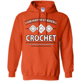 I Am Happiest When I Crochet Pullover Hoodies - Crafter4Life - 6