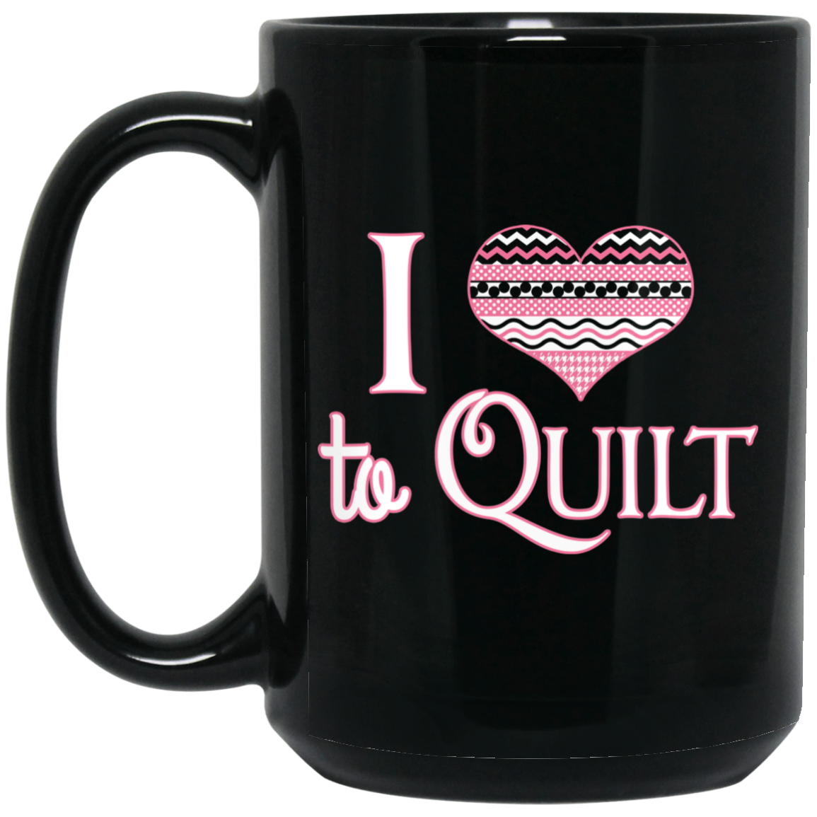 I Heart to Quilt Mugs