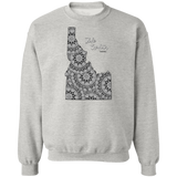 Idaho Crocheter Crewneck Pullover Sweatshirt