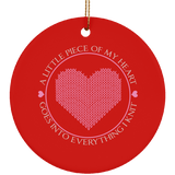 Piece of My Heart (Knit) Ornaments