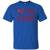I Heart Cross Stitching Ultra Cotton T-Shirt