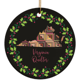 Virginia Quilter Christmas Ornament