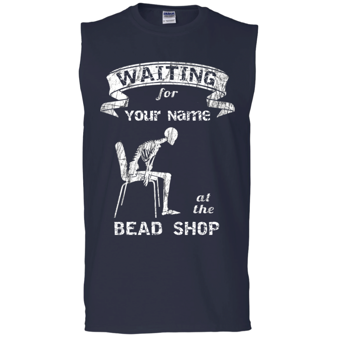 Waiting at the Bead Shop - Personalized Unisex T-Shirts