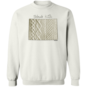 Colorado Knitter Crewneck Pullover Sweatshirt