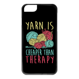 Yarn is Cheaper than Therapy iPhone Cases