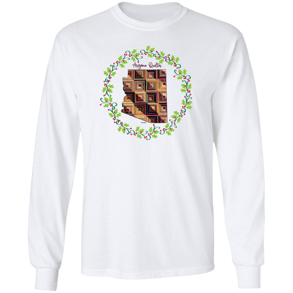 Arizona Quilter Christmas LS Ultra Cotton T-Shirt