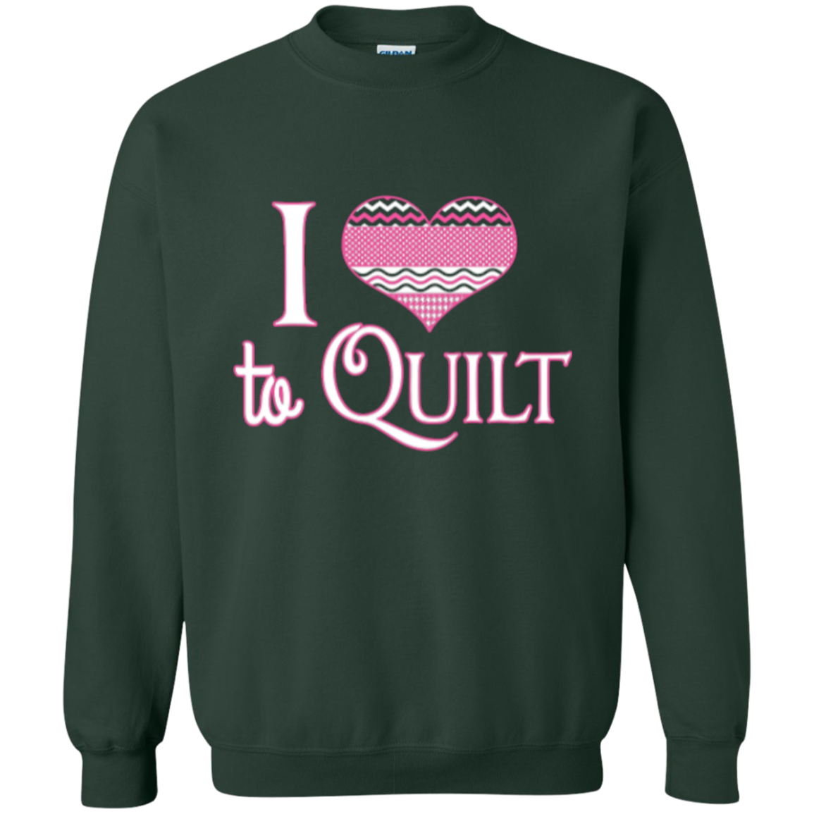 I Heart to Quilt Crewneck Sweatshirts - Crafter4Life - 4