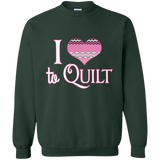 I Heart to Quilt Crewneck Sweatshirts - Crafter4Life - 4