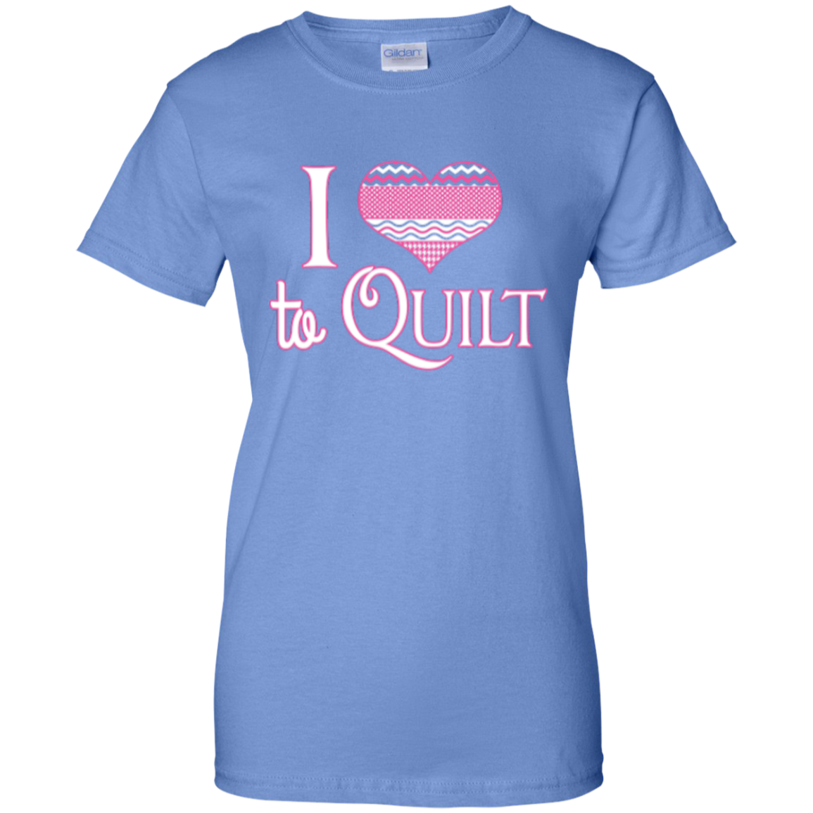 I Heart to Quilt Ladies Custom 100% Cotton T-Shirt - Crafter4Life - 13