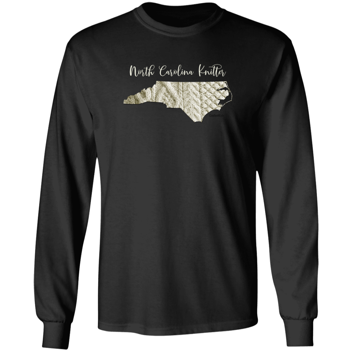 North Carolina Knitter LS Ultra Cotton T-Shirt