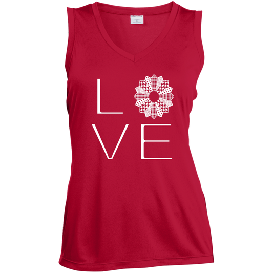 LOVE Quilting Ladies Sleeveless V-Neck - Crafter4Life - 1