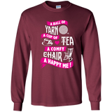 A Ball of Yarn LS Ultra Cotton T-Shirt