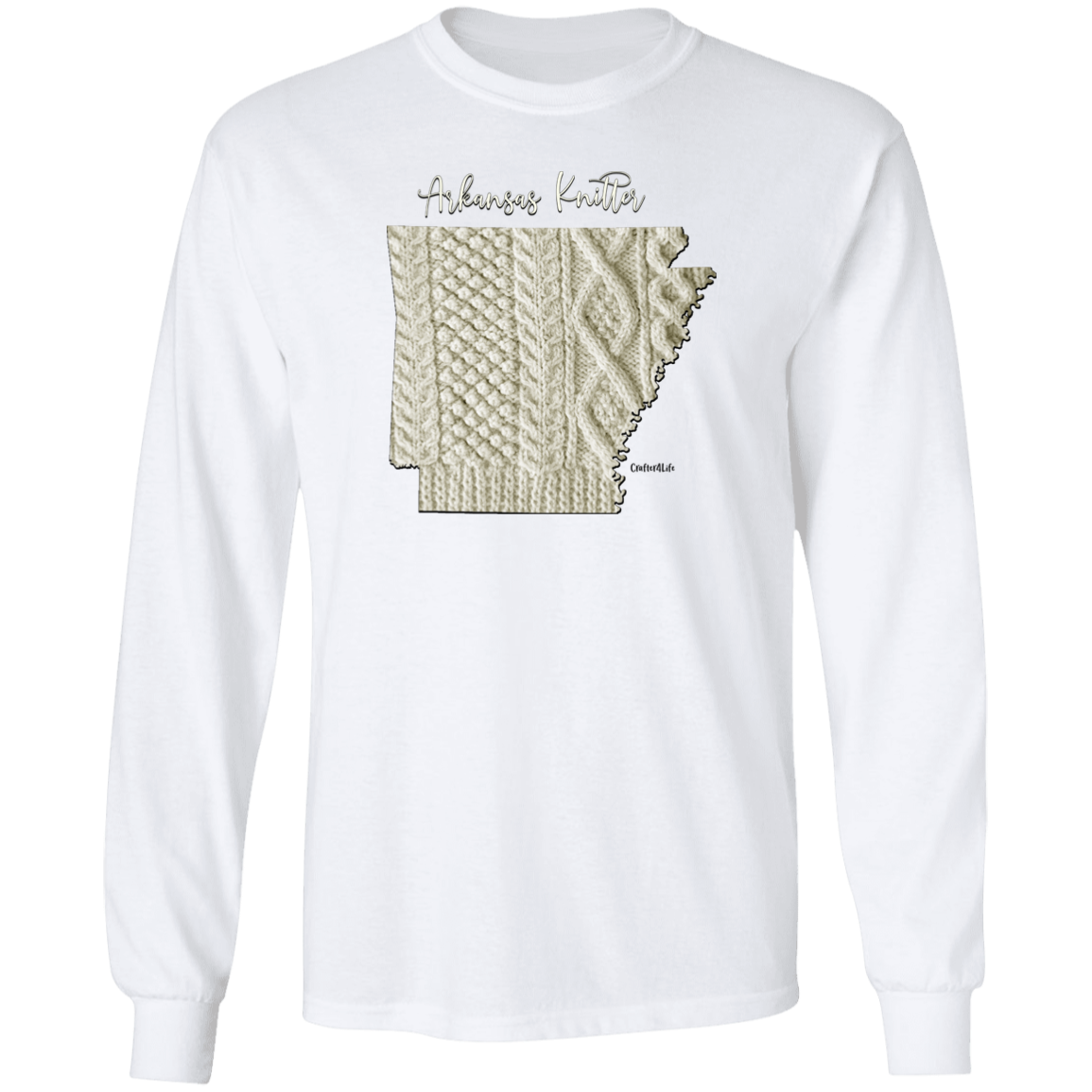 Arkansas Knitter LS Ultra Cotton T-Shirt