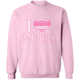 I Heart to Quilt Crewneck Sweatshirts - Crafter4Life - 12