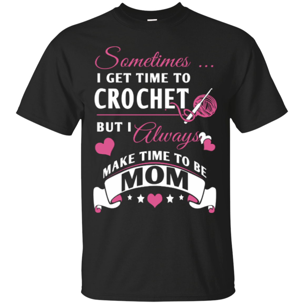 Crochet Mom Custom Ultra Cotton T-Shirt - Crafter4Life - 1