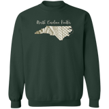 North Carolina Knitter Crewneck Pullover Sweatshirt