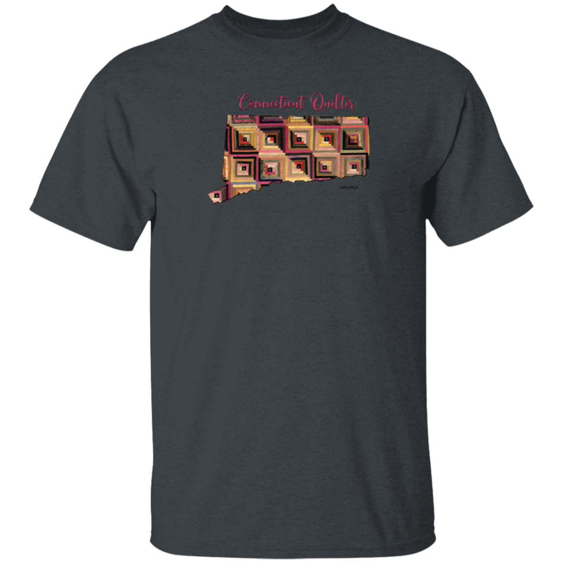 Connecticut Quilter T-Shirt, Gift for Quilting Friends and Family