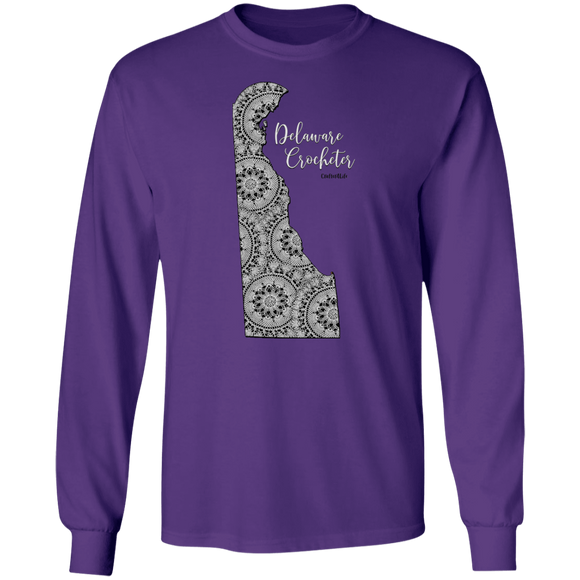 Delaware Crocheter LS Ultra Cotton T-Shirt