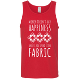 Money Doesn't Buy Happiness (Fabric) Cotton Tank Top
