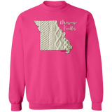 Missouri Knitter Crewneck Pullover Sweatshirt