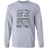 8th Day Knitting Long Sleeve T-Shirt