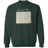 Wyoming Knitter Crewneck Pullover Sweatshirt