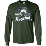 Time to Crochet Long Sleeve Ultra Cotton T-Shirt - Crafter4Life - 4