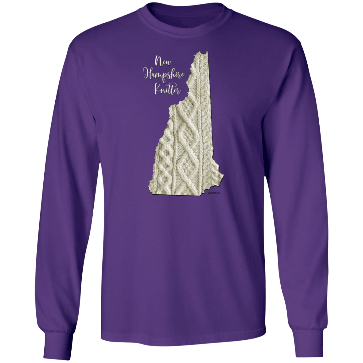 New Hampshire Knitter LS Ultra Cotton T-Shirt