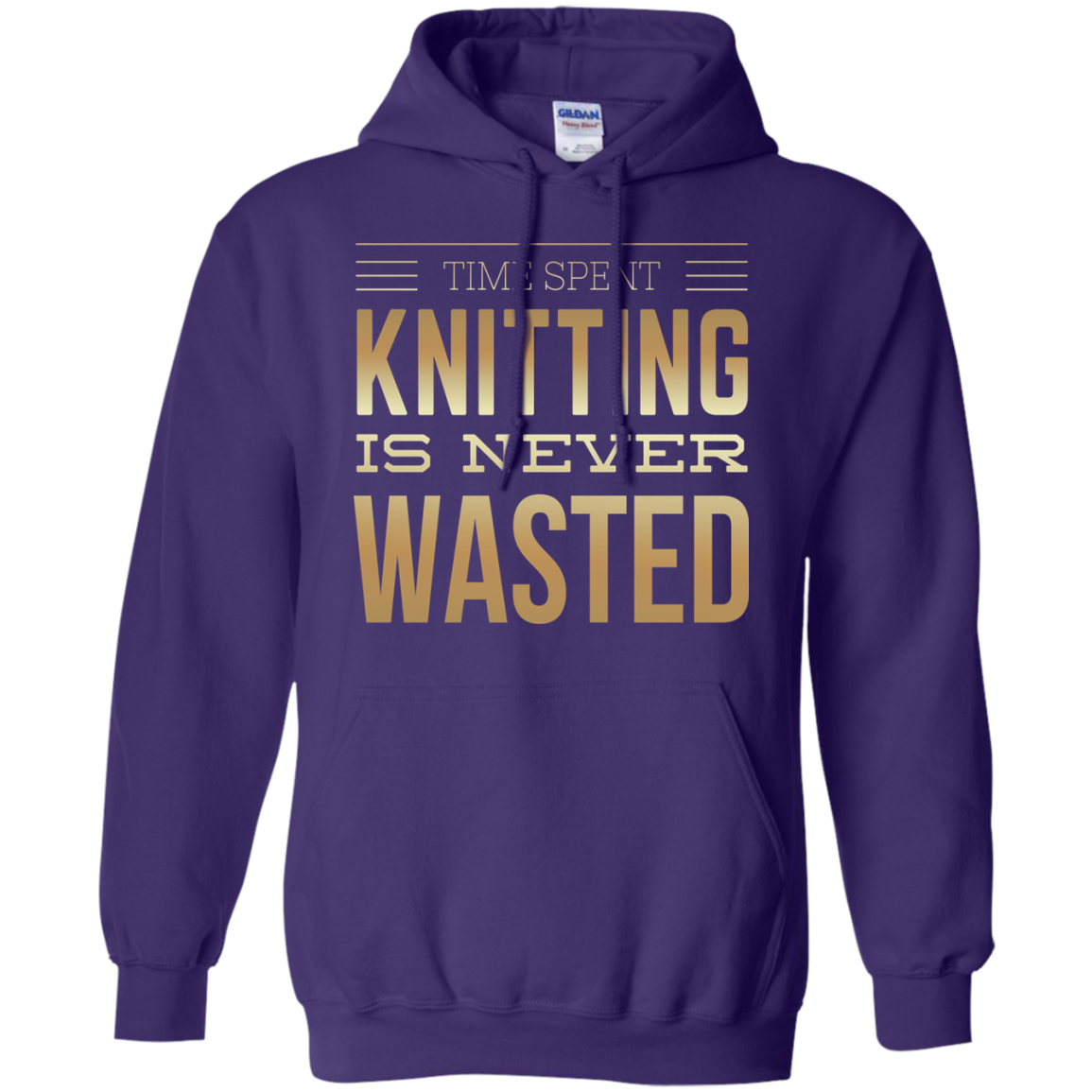 Time Spent Knitting Pullover Hoodies - Crafter4Life - 8