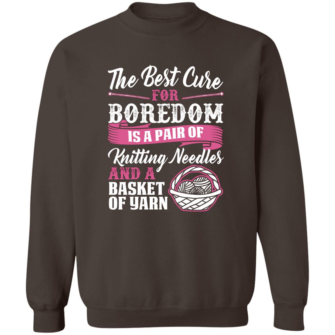 Cure For Boredom - Knitting Sweatshirt