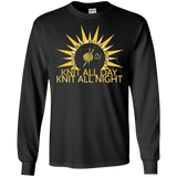 Wish I May Knit LS Ultra Cotton T-shirt