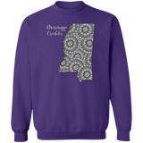 Mississippi Crocheter Crewneck Pullover Sweatshirt