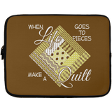Make a Quilt (yellow) Laptop Sleeves