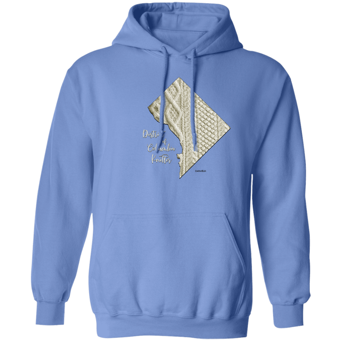 District of Columbia Knitter Pullover Hoodie