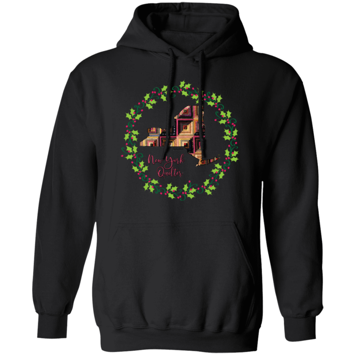 New York Quilter Christmas Pullover Hoodie
