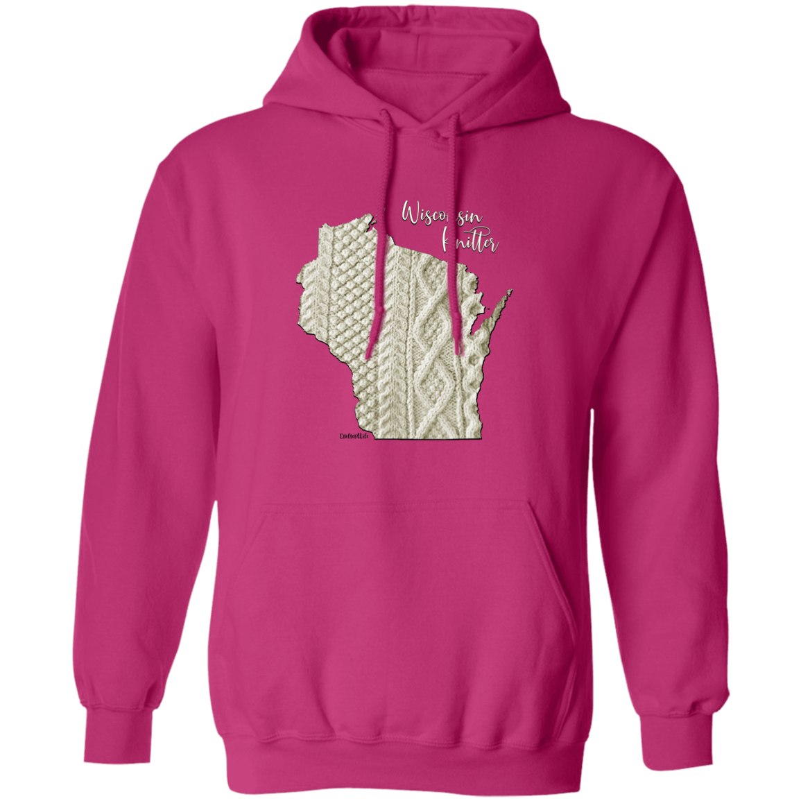 Wisconsin Knitter Pullover Hoodie