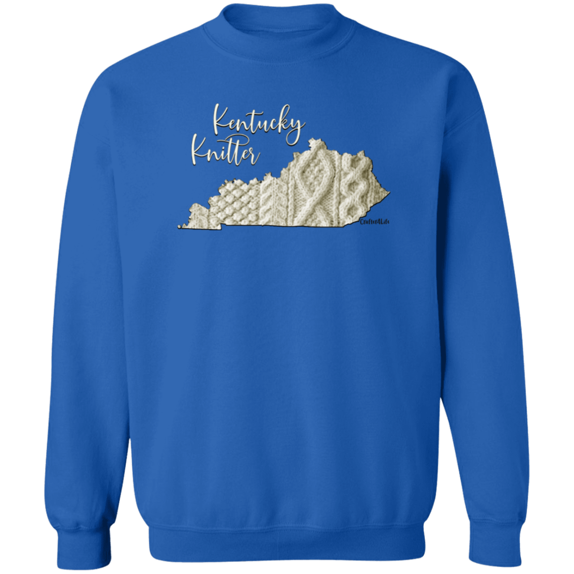 Kentucky Knitter Crewneck Pullover Sweatshirt