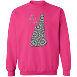 New Hampshire Crocheter Crewneck Pullover Sweatshirt