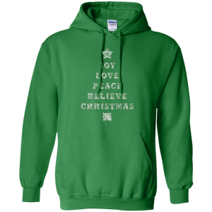 JOY Christmas Quilt Pullover Hoodie