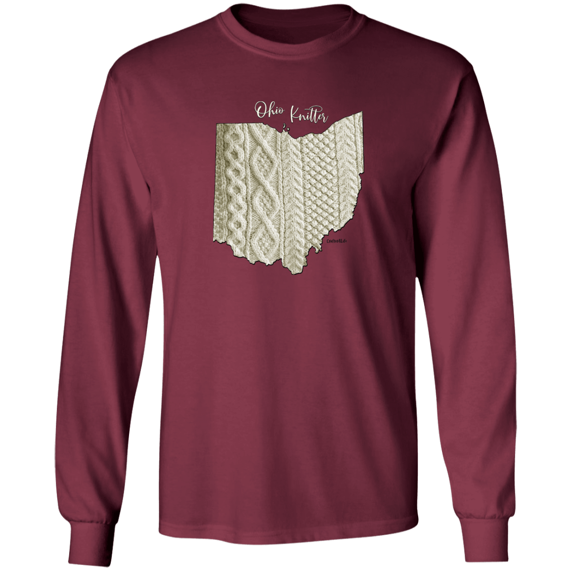 Ohio Knitter LS Ultra Cotton T-Shirt