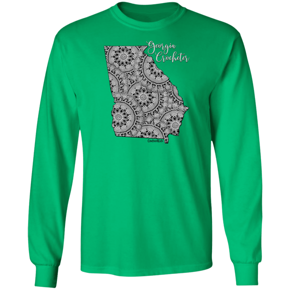 Georgia Crocheter LS Ultra Cotton T-Shirt