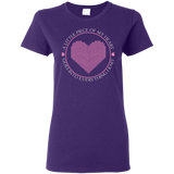 Piece of My Heart (Knit) Ladies Cotton T-Shirt