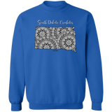 South Dakota Crocheter Crewneck Pullover Sweatshirt