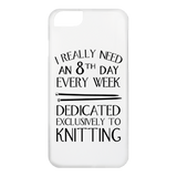 8th Day For Knitting iPhone Cases
