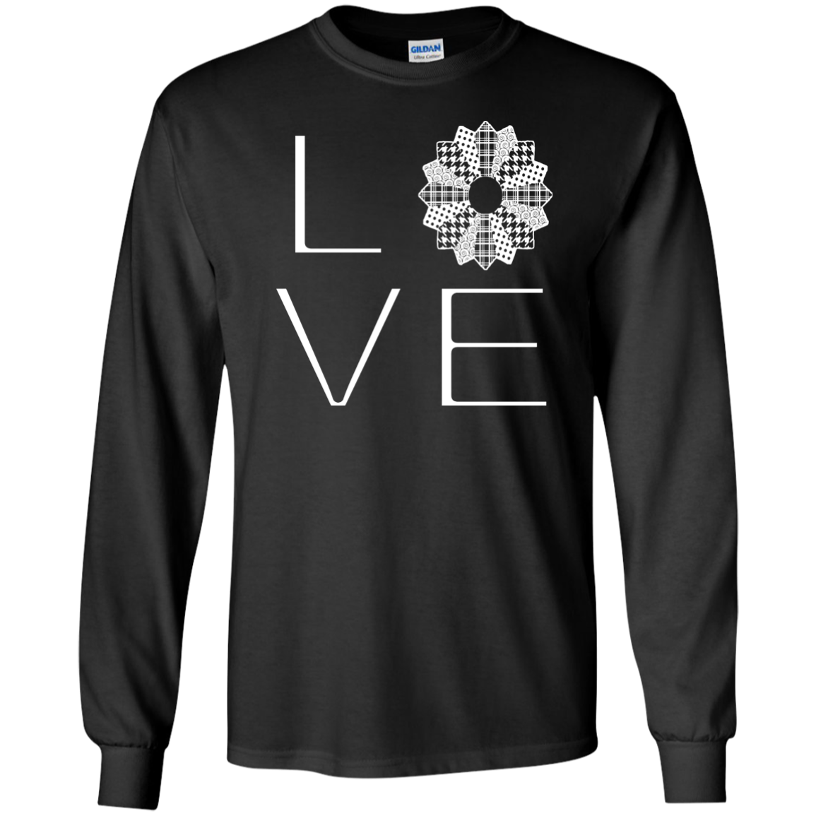 LOVE Quilting LS Ultra Cotton T-shirt - Crafter4Life - 3