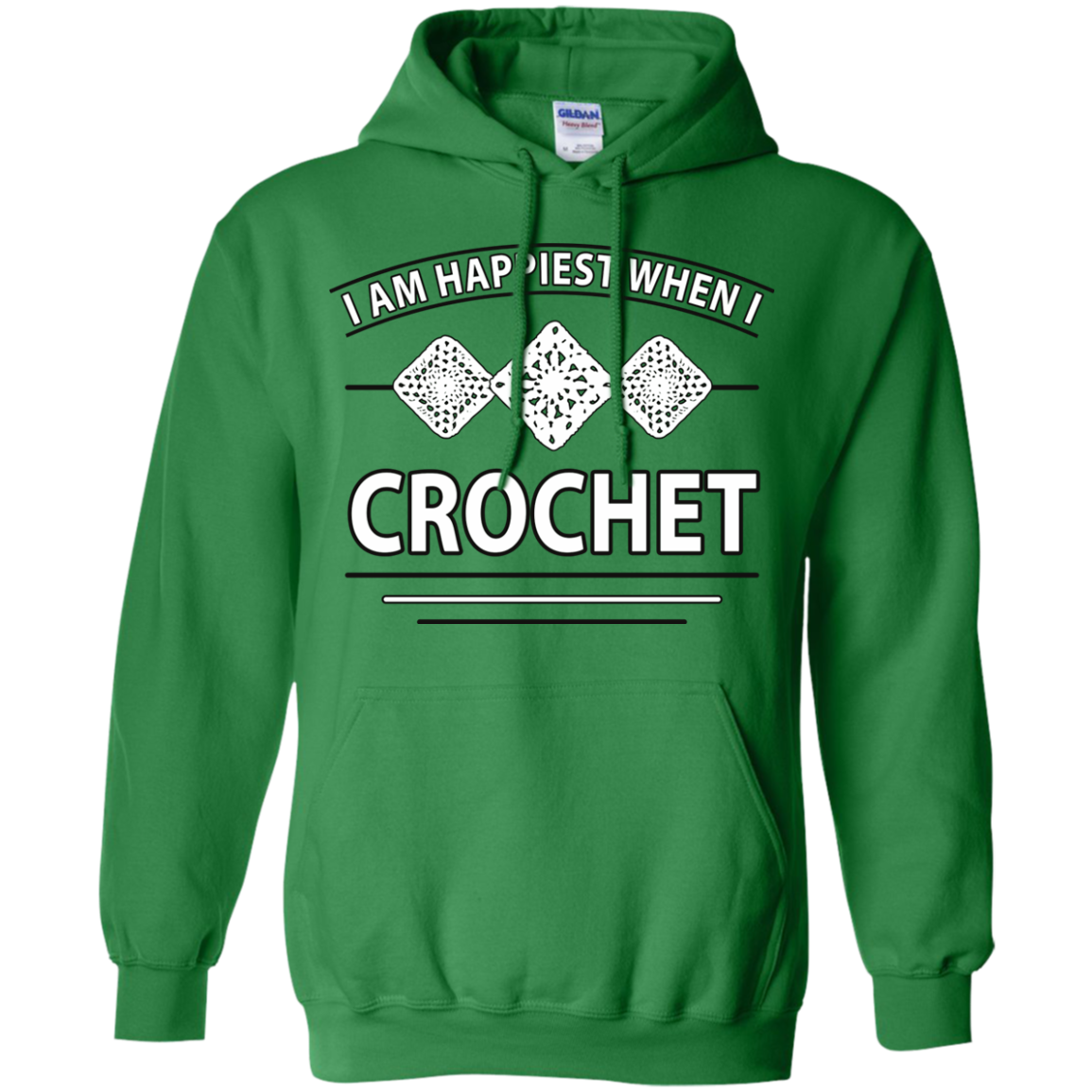 I Am Happiest When I Crochet Pullover Hoodies - Crafter4Life - 3