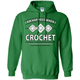 I Am Happiest When I Crochet Pullover Hoodies - Crafter4Life - 3