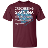 Crocheting Grandma Custom Ultra Cotton T-Shirt