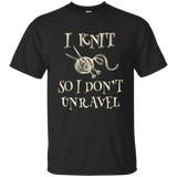I Knit So I Don't Unravel Ultra Cotton T-Shirt