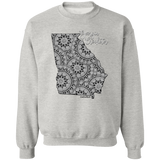 Georgia Crocheter Crewneck Pullover Sweatshirt